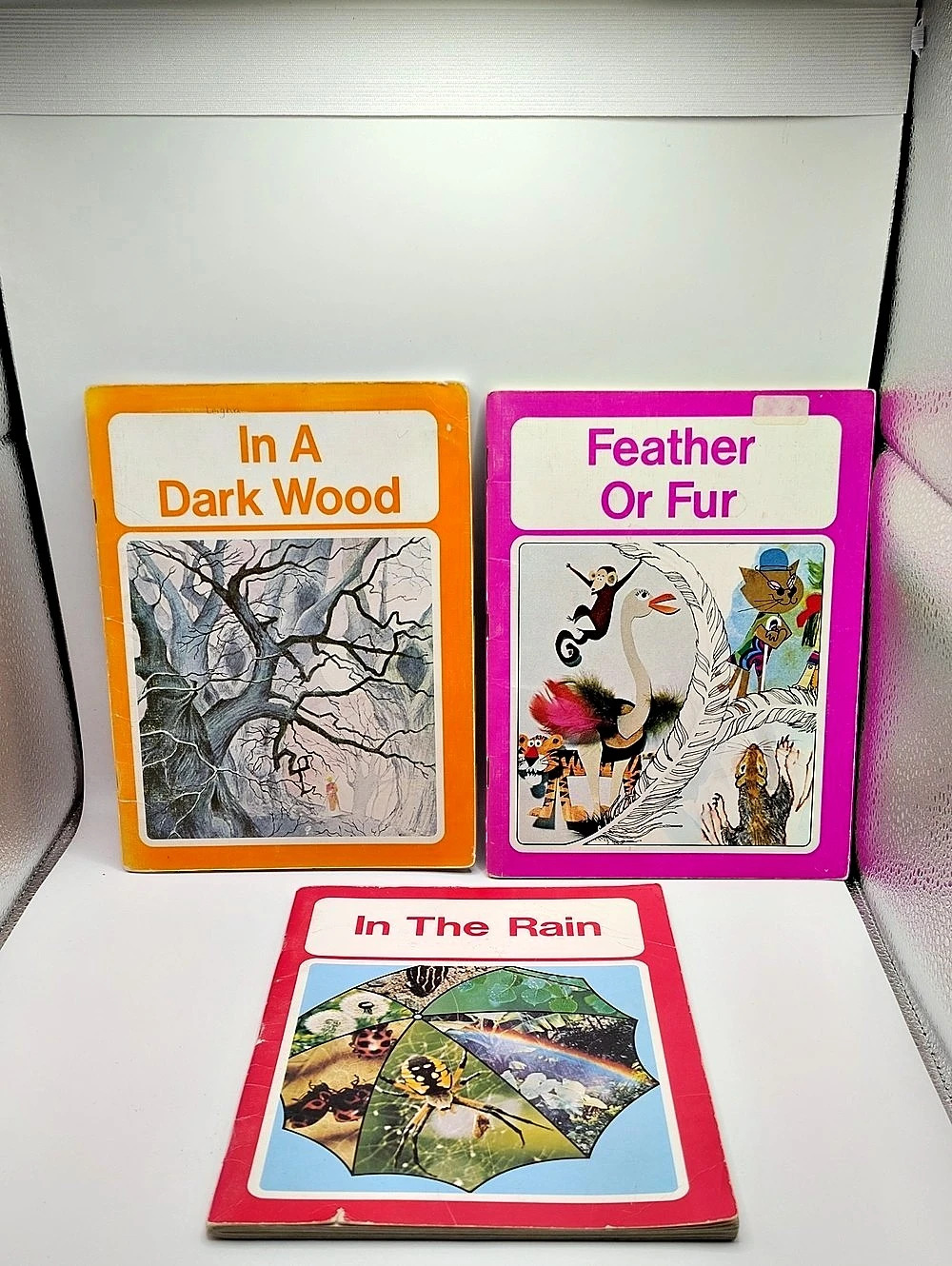 1970s Mr. Mugs / Starting Points in Language Arts Softcover Readers - Set of 3
